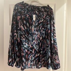 Talbots Peasant Blouse NWT